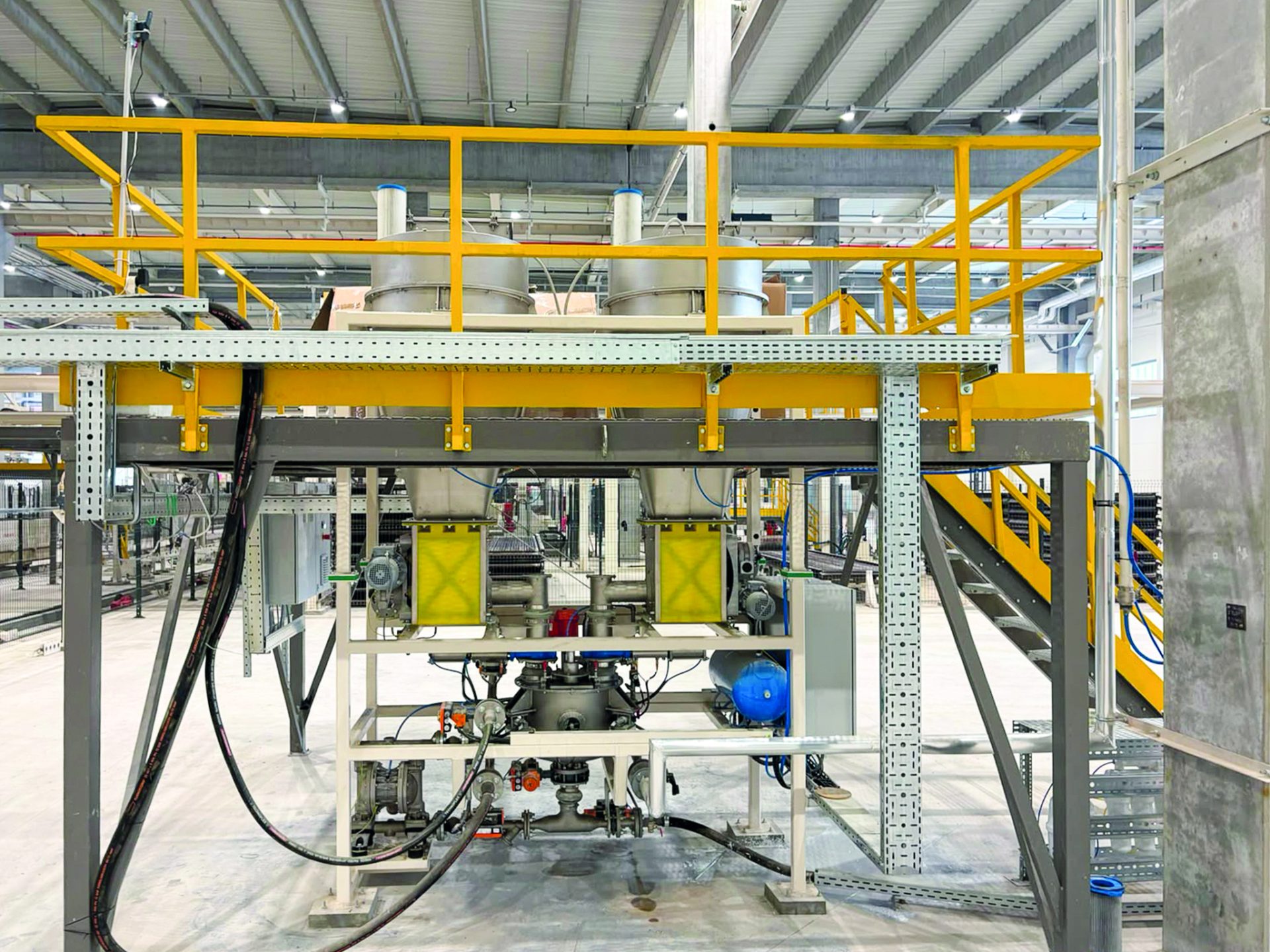 High capacity Kovalska AAC plant in Ukraine commences operations 6 Fig. 3: New Aircrete Batch-by-Batch Aluminium System.