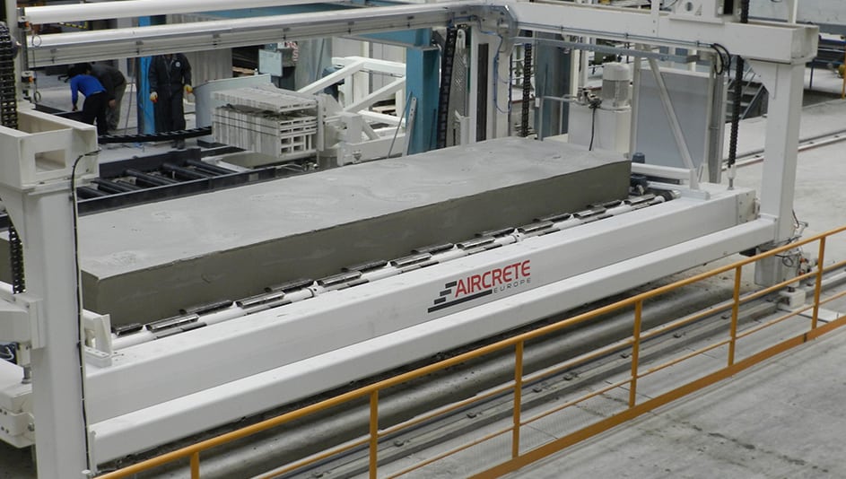 New Cutting Line By Aircrete With No Change In Existing Infrastructure