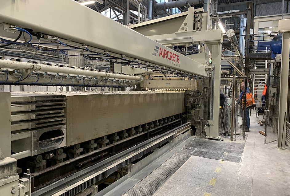 Upgrade Of The First Section Of Xella Vurens Cutting Line With The Replacement Aircrete Cross Cutter